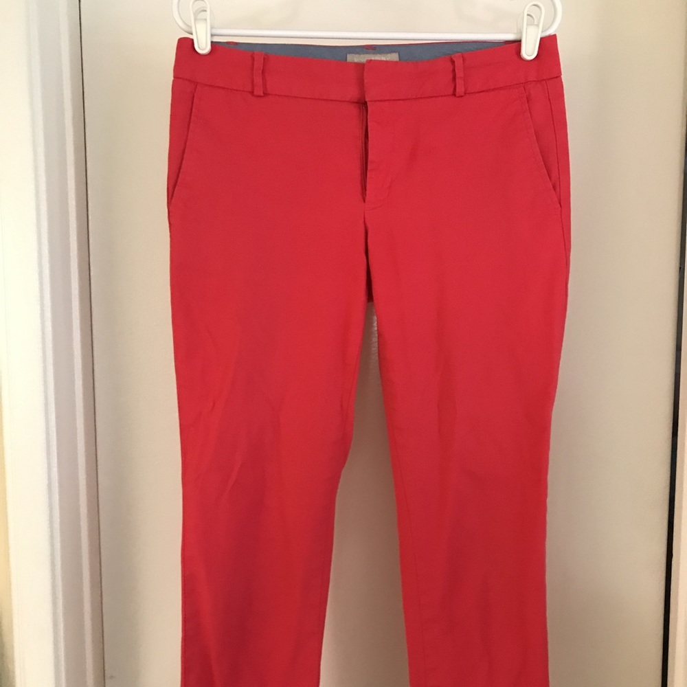 Banana republic factory red ankle pants